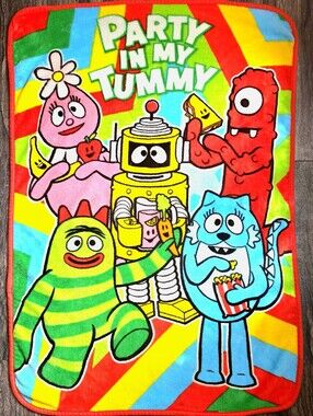Yo Gabba Gabba Soft Plush Blanket 40" X 28½" Fragrance Free